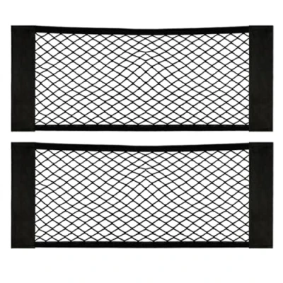 Immagine di 2 PCS Rete Portaoggetti Tasca Oganizer 60X25CM, Baule Auto per Car Sedile Groceries, Telo Protettivo Mesh Net Universale SUV, Truck di