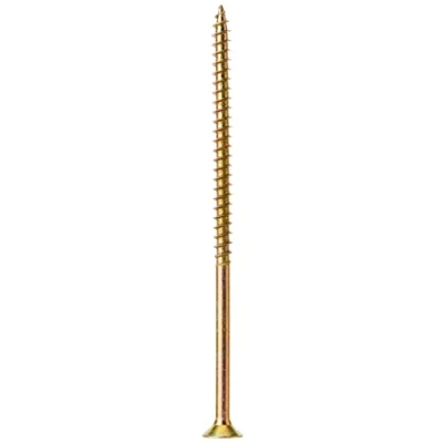 Immagine di Forgefix FORMPS6120Y Vite Multiuso Compatibile Pozi CSK ST ZYP 6,0 x 120 mm, Confezione da 100, Nero, 6 120mm, Set di 100 Pezzi