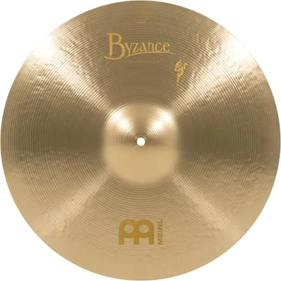 Immagine di Meinl B18SAMC Piatto crash serie Byzance, carattere vintage, finitura sabbiata, peso medio, 45,7 cm (18&quot;), autografo di Benny Greb