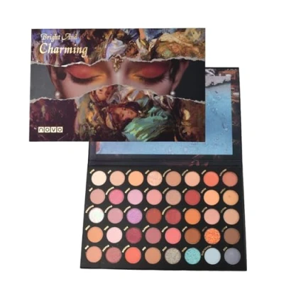Immagine di Jinlaili 40 Colori Palette di Ombretti Glitter, dal Colore Intenso, Tavolozza Ombretti, Trucco occhi altamente pigmentate a lunga durata (B)