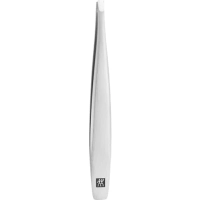 Immagine di ZWILLING Pinzetta dritta (pinzetta per sopracciglia, punte ruvide e calibrate, ipoallergeniche), premium, argento, 90 mm