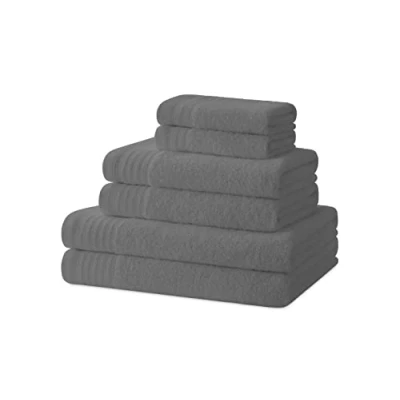 Immagine di Degrees home asciugamani da bagno Set di 2 doccia, e bidet 100% cotone 480 g/m2 Lavagna
