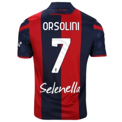 Immagine di Fc Bologna Kit Nameblock Number Home R. Orsolini 7 Collezione Ufficiale 2023/2024, Adulto
