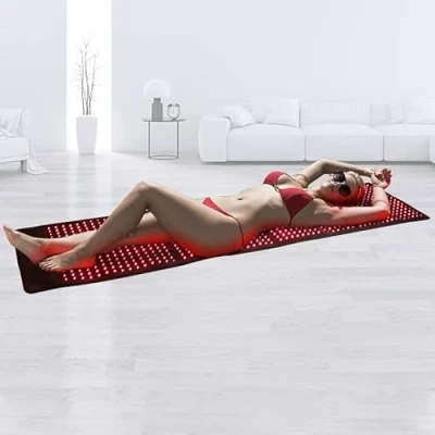 Immagine di JOBYNA Cintura per Terapia della Luce Rossa e Infrarossa, LED 660nm 850nm Lampada a Raggi Infrarossi, Red Light Therapy Dolore, Timer, Temperatura Regolabile (Tutto il corpo)