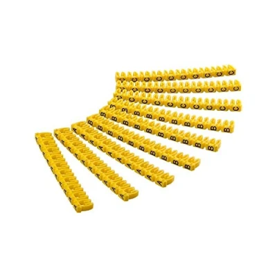 Immagine di Goobay 72516 Marcatori A Clip per Cavi &quot;Lettere C&quot;, con un Diametro Massimo di 2.5mm, Confezioni da 90