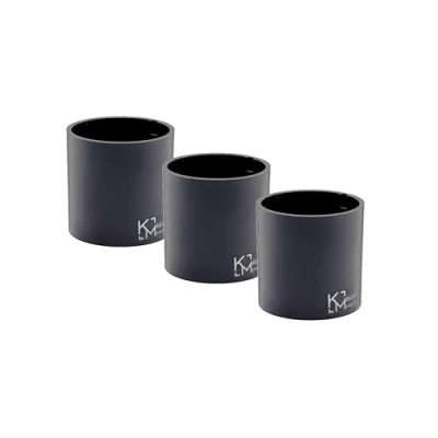 Immagine di KalaMitica Set di 3 Cilindri Magnetici 6,5 cm Piombo Contenitori Portaoggetti o Porta Vasi con Calamita Potente per Lavagne Magnetiche da Parete