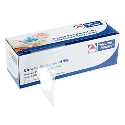 Immagine di Thermohauser 8300017036 sac à Poche monouso (plastica PE) Smoothy, Trasparenti, 100 Pezzi, 50,0 x 27,5 0,009 cm