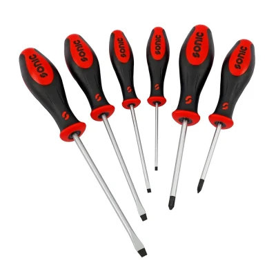 Immagine di SONIC 600618 Kit cacciavite 6 PH.1, PH.2, SL 3mm, 4mm, 5.5mm, 6.5mm Display (cartone)