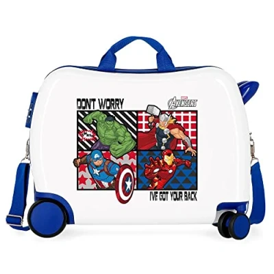 Immagine di Marvel Avengers All Valigia per bambini Multicolore 50x38x20 cms Rigida ABS Chiusura a combinazione numerica 34L 2,1Kgs 4 Ruote Bagaglio mano