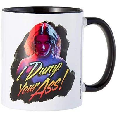 Immagine di Stranger Things Tazza in ceramica 11oz/315 ml (I Dump Your Ass) Multicolore