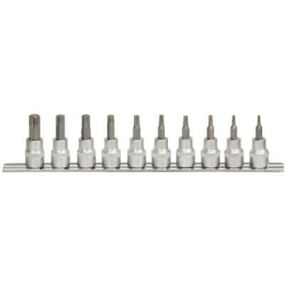 Immagine di KS TOOLS 911.3935 Set bussole Torx Acciaio al cromo vanadio 3/8 Quadrato