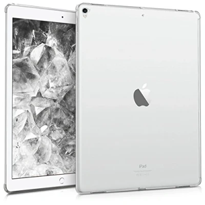 Immagine di kwmobile Cover Compatibile con Apple iPad PRO 12,9&quot; (2015/2017) Custodia Protettiva Trasparente in Silicone per Tablet Smart Copertina Back Case Tab