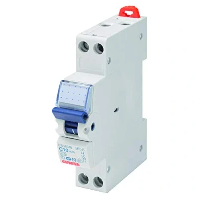 Immagine di GEWISS DISJONTORE MAGNETOTERMICO MTC 45 1P+N Curva C 16A 4500A/6kA 1 MODULO NEUTRO A SINISTRA