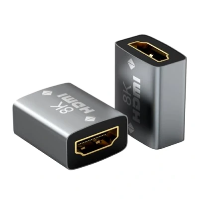 Immagine di vgggrd 2 Pezzi Accoppiatore HDMI 8K, Adattatore Femmina a Supporto 8K/4K @ 60Hz UHD, Prolunga Cavo per Laptop, PC, Monitor, Roku TV