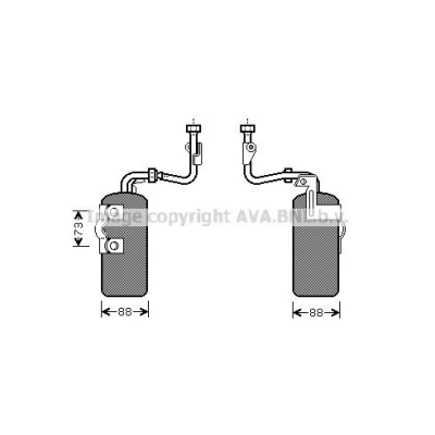 Immagine di PRASCO VO2117 Radiatore motore Alluminio 620 433 23 Alette di raffreddamento montate meccanicamente VOLVO: XC70 I Cross Country, S80 I, V70 2