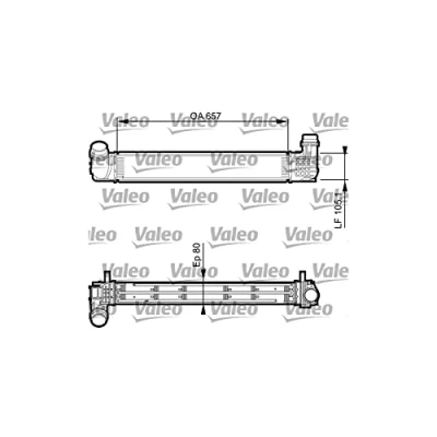 Immagine di VALEO 818270 Intercooler Alluminio