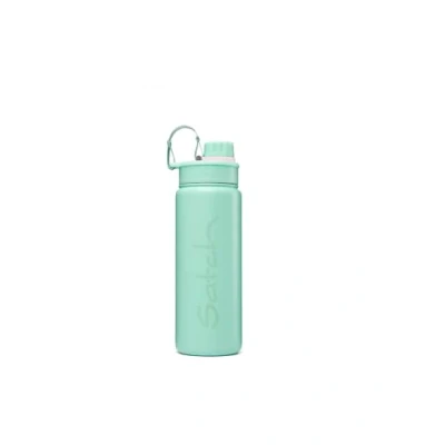 Immagine di in acciaio inox senza BPA da 0,5 l, a prova di perdite e adatto alle bevande gassate, calde fredde. Mint