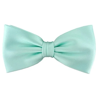 Immagine di TigerTie prebonded Papillon helles menta verde Uni monocromatico + box