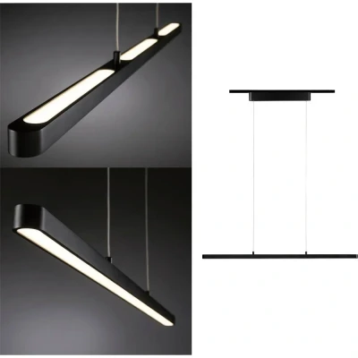 Immagine di Paulmann URail Pendel Lento Lampada per sistema su binario LED (monocolore) Nero (opaco)