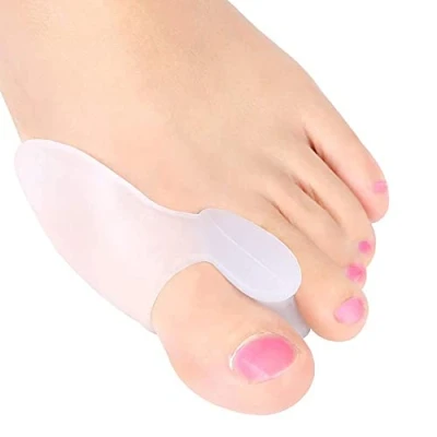Immagine di Tutore Alluce Valgo Correttore 6pz Separatore dita Piede, Raddrizza silicone distanziatore, divaricatore, a mortello