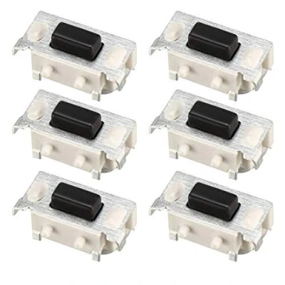 Immagine di Momentary Tact Touch Push Button Switch SMD SMT PCB 2 pin 3 x 6 3,5 mm