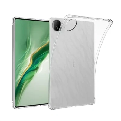 Immagine di GIOPUEY Cover per Honor Magic Pad 2 2024, Scocca posteriore in TPU morbido, Copertura sottile, Protezione Airbag, Custodia Compatibile con 2024 trasparente