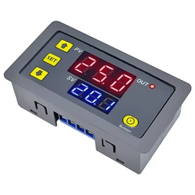 Immagine di iHaospace Timer Relay DC 12V 10A Programmable Digital Time Cycle Delay Switch Module 1500W 220V 110V ON off Control 0 999 Second Min Hour LED Display