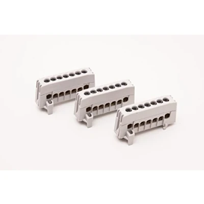 Immagine di 3 Stück A7 F2 Sammelklemme, Phasenklemme, fingersicher, grau, 7x 16mm²