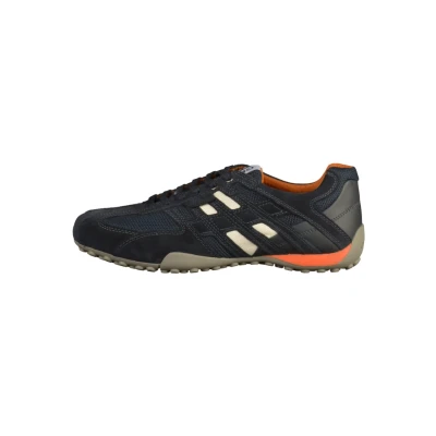 Immagine di Geox Snake Sneakers basse, Uomo, Taglia: 47, Blue Scamosciato