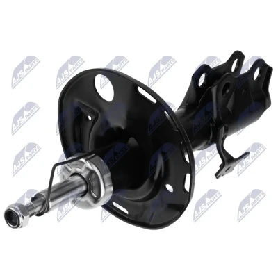 Immagine di NTY A TY 045 Ammortizzatore Assale anteriore Dx pressione del gas doppio tubo tipo McPherson Spina superiore, Collare inferiore