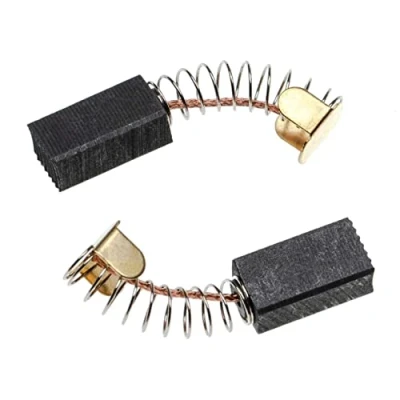 Immagine di vhbw 2x Spazzola carbone compatibile con AEG BBS 100, BBSE HBS HBSE 100 utensile elettrico motore, 18 x 9,5 6,5 mm