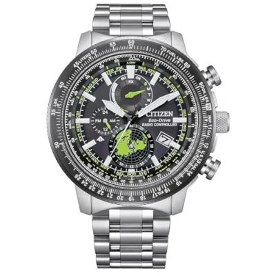 Immagine di Citizen Orologio Multi quadrante al Quarzo Giapponese Uomo con Cinturino in Acciaio Inossidabile BY3006 53E