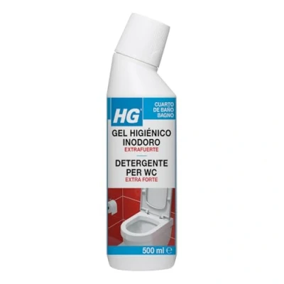 Immagine di HG Gel Detergente per WC Rimuove lo Sporco e il Calcare dal WC, Rilasciando un Profumo Fresco, 500 ml (322050108)