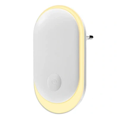 Immagine di Alyvisun Luce Notturna Bambini con Tocca il Controllo, LED Lampada da Notte Sensore Crepuscolare e Luminosità Regolabile, Luci de Presa per Camerette/Scale/Corridoio/Cucina (Tipo 1)