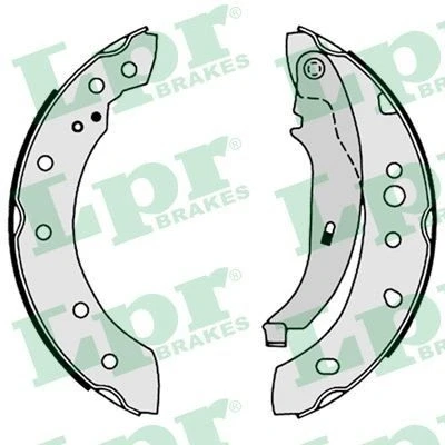 Immagine di LPR 08680 Ganasce freno 203 38 con leva a mano PEUGEOT: 206 Hatchback, 206+ SW