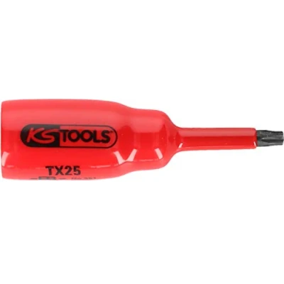 Immagine di KS Tools, Chiave a bussola + esagonale, Presa per bit 3/8&quot; con isolamento protettivo, TORX, lunghezza 65 mm, T20