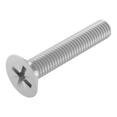 Immagine di SECCARO Viti a testa svasata M6 x 35 mm, in acciaio inox V2A VA A2, DIN 965, Phillips PZ, filettatura completa, 20 pezzi
