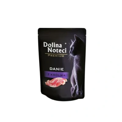 Immagine di Cibo umido per gatti DNP Sp. z o o. Dolina Noteci KOT SASZ.85G Coniglio Adulto / 10