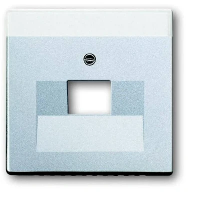 Immagine di PRESA UAE/IAE/ISDN Placca di copertura Busch Jaeger Future Linear Alluminio, Alluminio brillante (RAL 9006) 2CKA001710A3674
