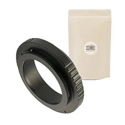 Immagine di TA2 EOS Anello adattatore per obiettivo TAMRON Adaptall II verso corpo macchina Canon EF EFS 100% in metallo Messa a fuoco infinito conservata Adaptout marca francese