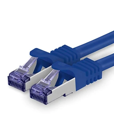 Immagine di 1aTTack.de Cat.7 Cavo di Rete 15m Blu 1 Pezzo Ethernet LAN SFTP PIMF LSZH Spina RJ45 Cat6a 10 Gbit s