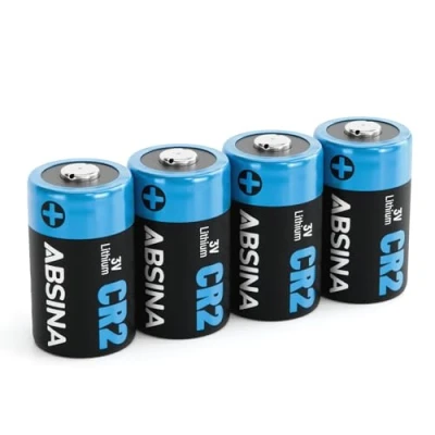 Immagine di ABSINA 4x batteria CR2 3V al litio per fotocamere e molto altro Batterie sigillata di lunga durata Pile con 800mAh Pila batterie,