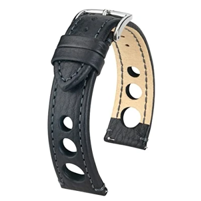 Immagine di HIRSCH Cinturino unisex con vitello di bufalo modello Rally 20 mm, Rétro