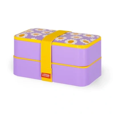 Immagine di Legami Porta Pranzo, Lunch Box con 3 Posate Incluse, Contenitore Capacità 1200 ml, a Prova di Perdite, Adatto Microonde e Lavastoviglie, Ideale per Scuola, Ufficio, Lavoro