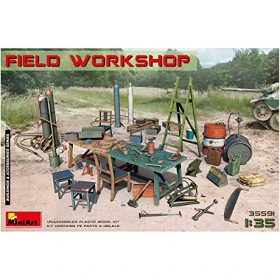 Immagine di MiniArt Field Workshop Accessori per modellismo, Colore Grigio, MIN35591
