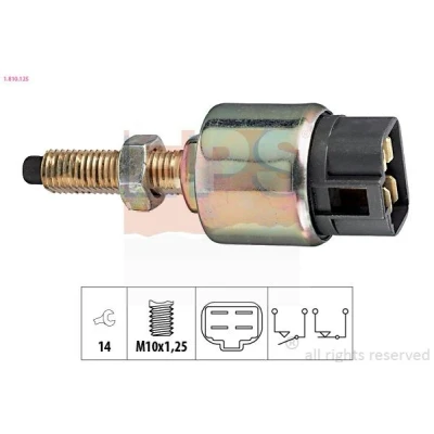 Immagine di EPS 1.810.125 Interruttore luce freno meccanico M10x1,25 Made in Italy OE Equivalent