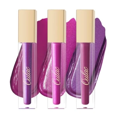 Immagine di OULAC Kit Rossetti Liquidi Matte Set 3 Tinte Labbra a Lunga Tenuta 12H Finish Cremoso &amp; Coprente Formula Senza Trasferimento Con Vitamina E Vegan Cruelty Free 4,5ml x3(M15+MS02+MS04)