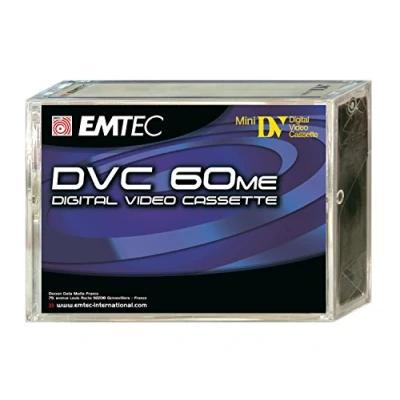Immagine di Emtec Cassette Vergine Mini DV 60 Min, 5 Pezzi in Confezione, 347615E