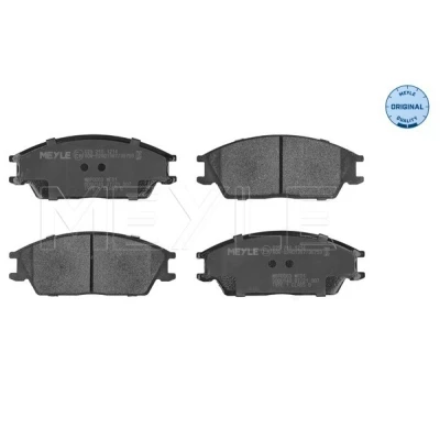 Immagine di MEYLE 025 210 1214 Kit pastiglie freno ORIGINAL Quality Assale anteriore Non predisposto per contatto segnalazione usura con lamierino anticigolío
