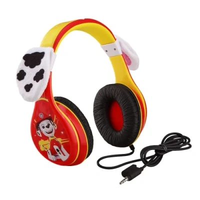 Immagine di ekids Paw Patrol Marshall Cuffie per bambini, con funzione di limitazione del volume integrata, ascolto sicuro e adatto ai colore: rosso